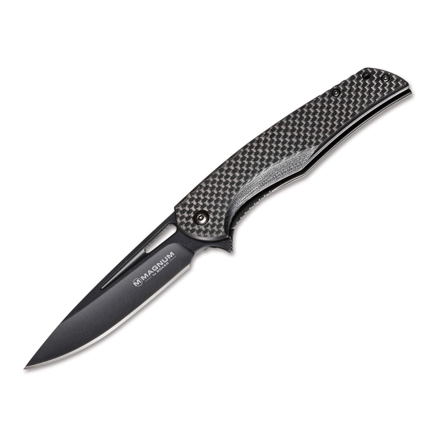 Böker - Lommekniv Magnum Black Carbon 20,5 cm