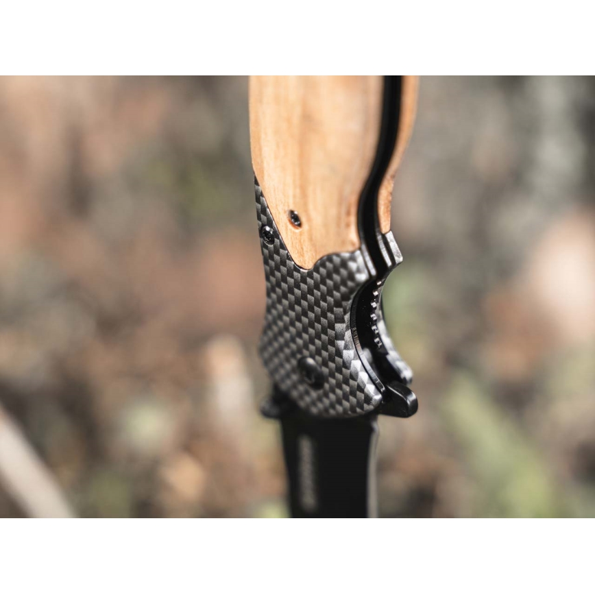 Böker - Lommekniv Magnum Blomkvist Olive 20,5 cm oliventræ