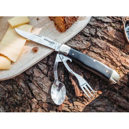 Böker - Lommekniv med bestik Magnum Bon Appetite 18,7 cm pakka