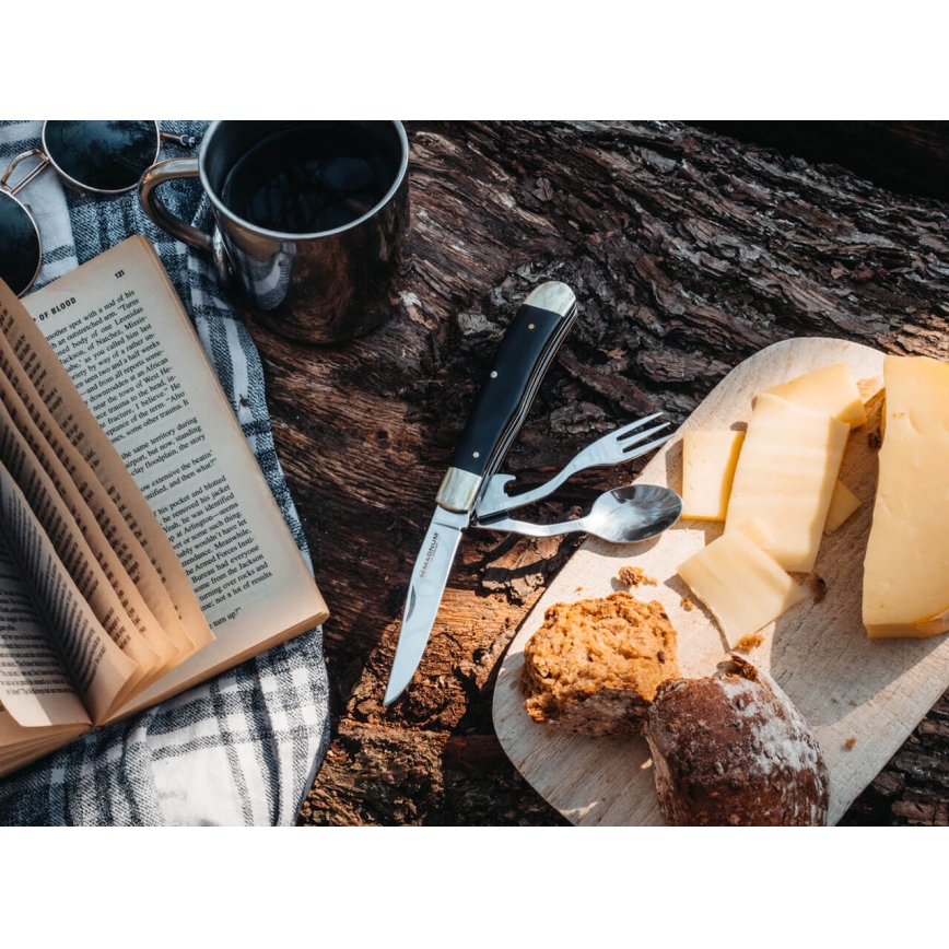 Böker - Lommekniv med bestik Magnum Bon Appetite 18,7 cm pakka