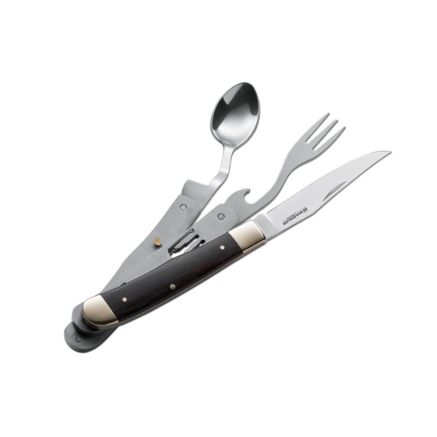 Böker - Lommekniv med bestik Magnum Bon Appetite 18,7 cm pakka