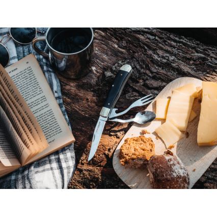 Böker - Lommekniv med bestik Magnum Bon Appetite 18,7 cm pakka
