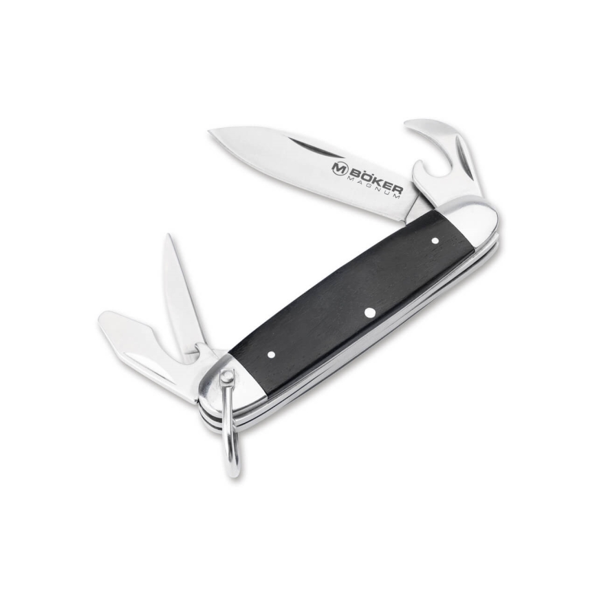 Böker - Multifunktionel lommekniv Magnum Klassisk Pocket Steel 16 cm/4 funktioner rosentræ