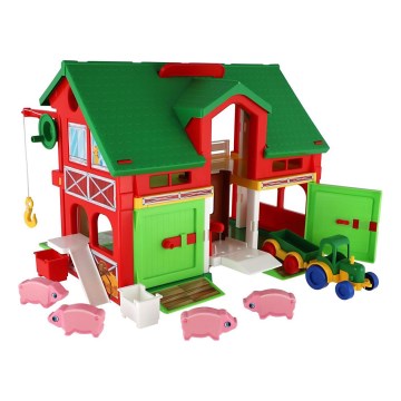 Bondegårdshus med tilbehør