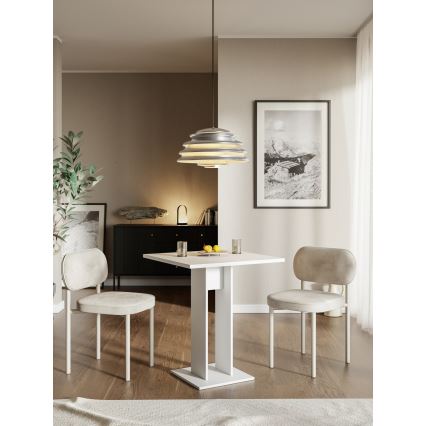 Bord STRAPO 68x68 cm hvid