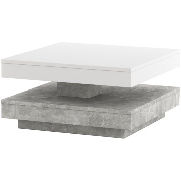 Bord TIMO hvid/grå beton