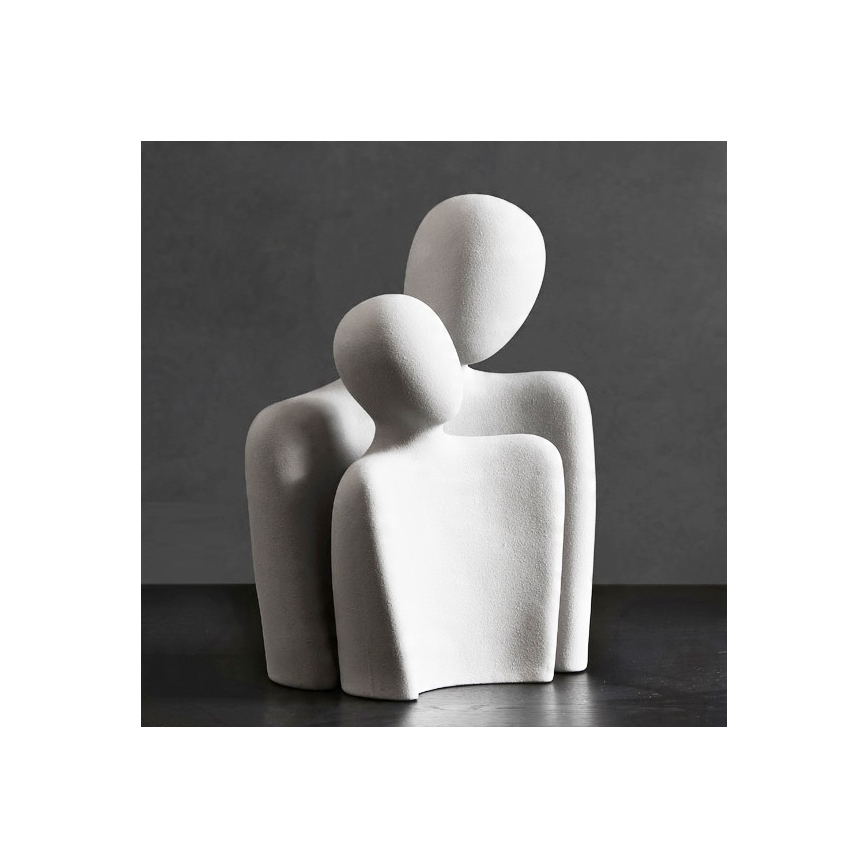 Borddekoration 20x5,5x14,5 cm hvid