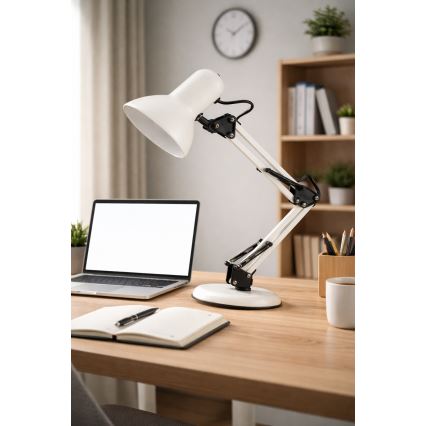 Bordlampe 1xE14/25W/230V hvid