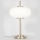 Bordlampe 1xE14/3W/230V hvid/messing