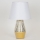 Bordlampe 1xE14/40W/230V hvid/guldfarvet