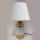 Bordlampe 1xE14/60W/230V hvid/guldfarvet