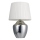 Bordlampe 1xE27/25W/230V skinnende krom