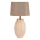 Bordlampe 1xE27/40W/230V beige/guldfarvet