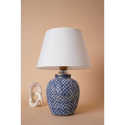 Bordlampe 1xE27/40W/230V blå