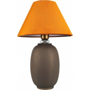 Bordlampe 1xE27/40W/230V brun/orange