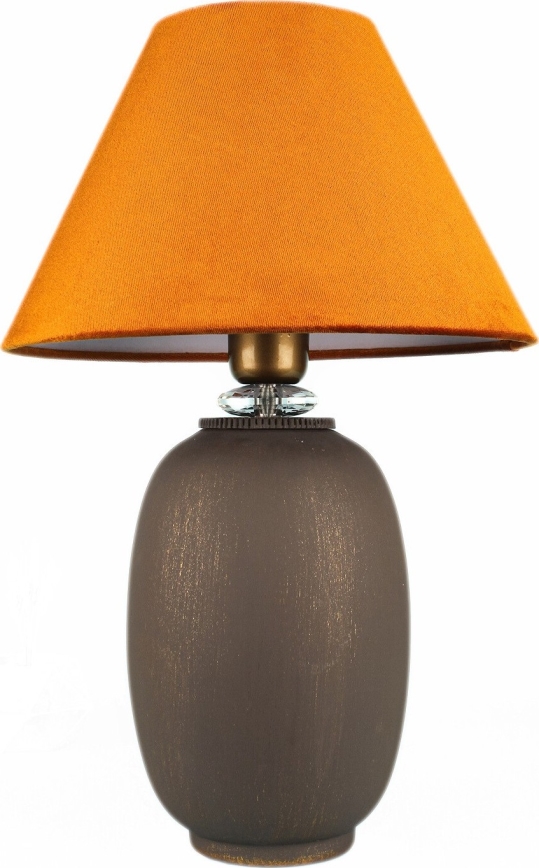 Bordlampe 1xE27/40W/230V brun/orange