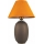 Bordlampe 1xE27/40W/230V brun/orange