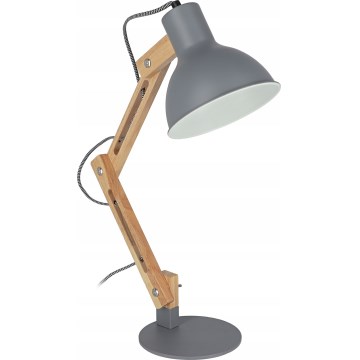 Bordlampe 1xE27/40W/230V grå