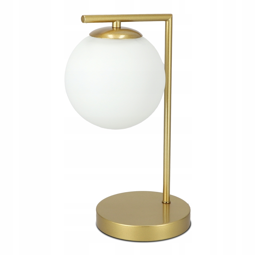 Bordlampe 1xE27/40W/230V guld/hvid