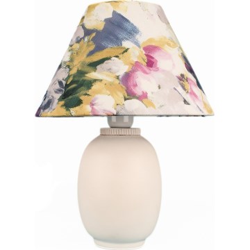 Bordlampe 1xE27/40W/230V hvid/farverig