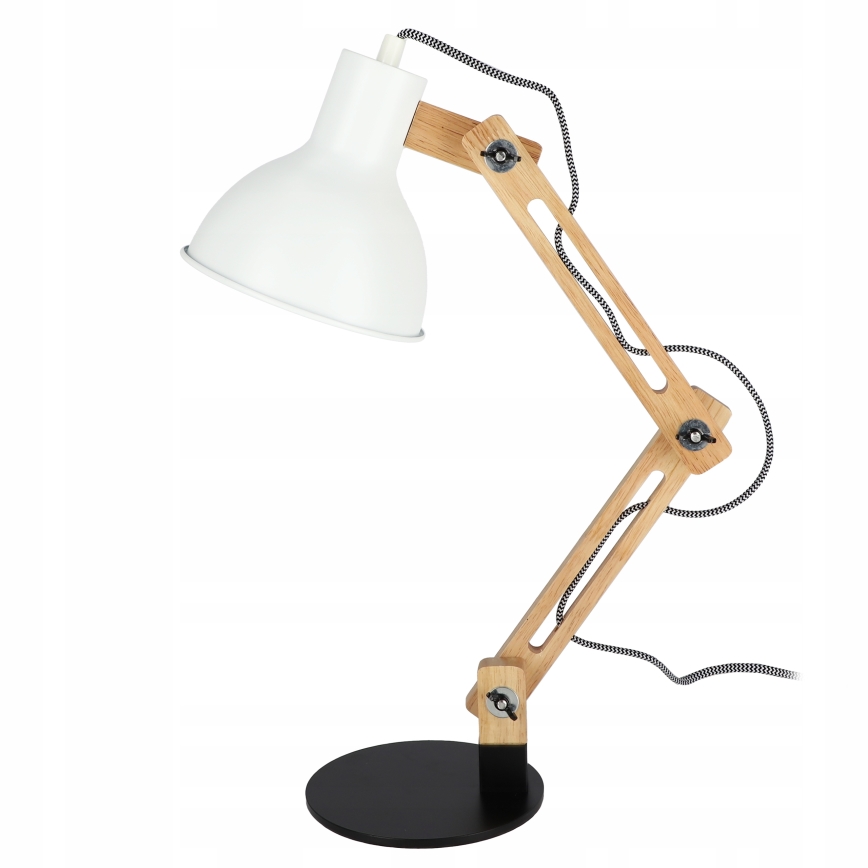 Bordlampe 1xE27/40W/230V hvid/sort