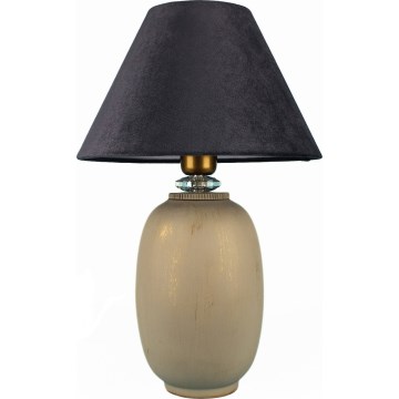 Bordlampe 1xE27/40W/230V sort/beige