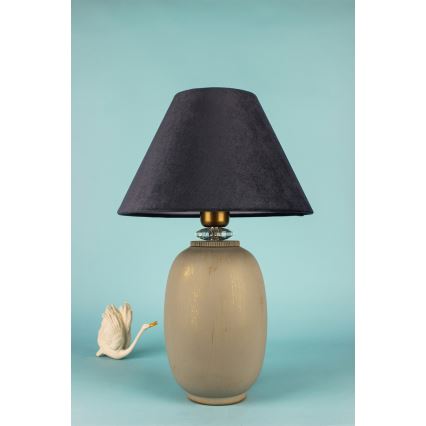 Bordlampe 1xE27/40W/230V sort/beige