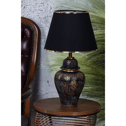 Bordlampe 1xE27/40W/230V sort
