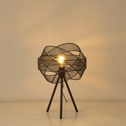 Bordlampe 1xE27/40W/230V sort