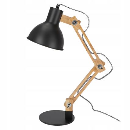 Bordlampe 1xE27/40W/230V sort