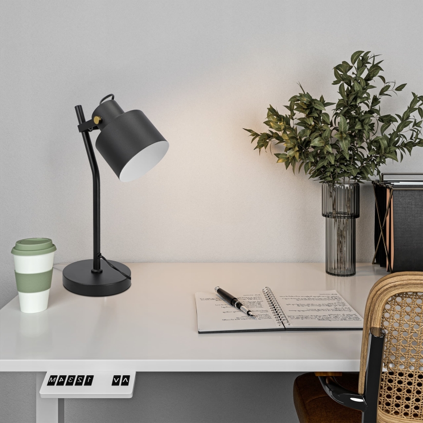 Bordlampe 1xE27/40W/230V sort