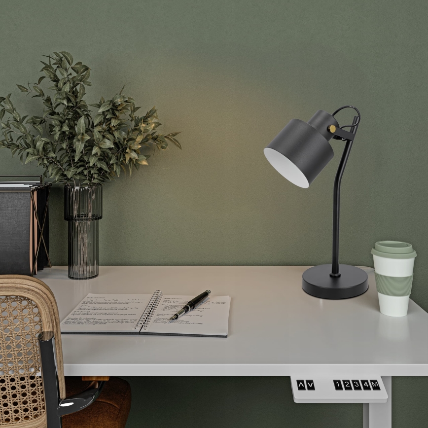 Bordlampe 1xE27/40W/230V sort