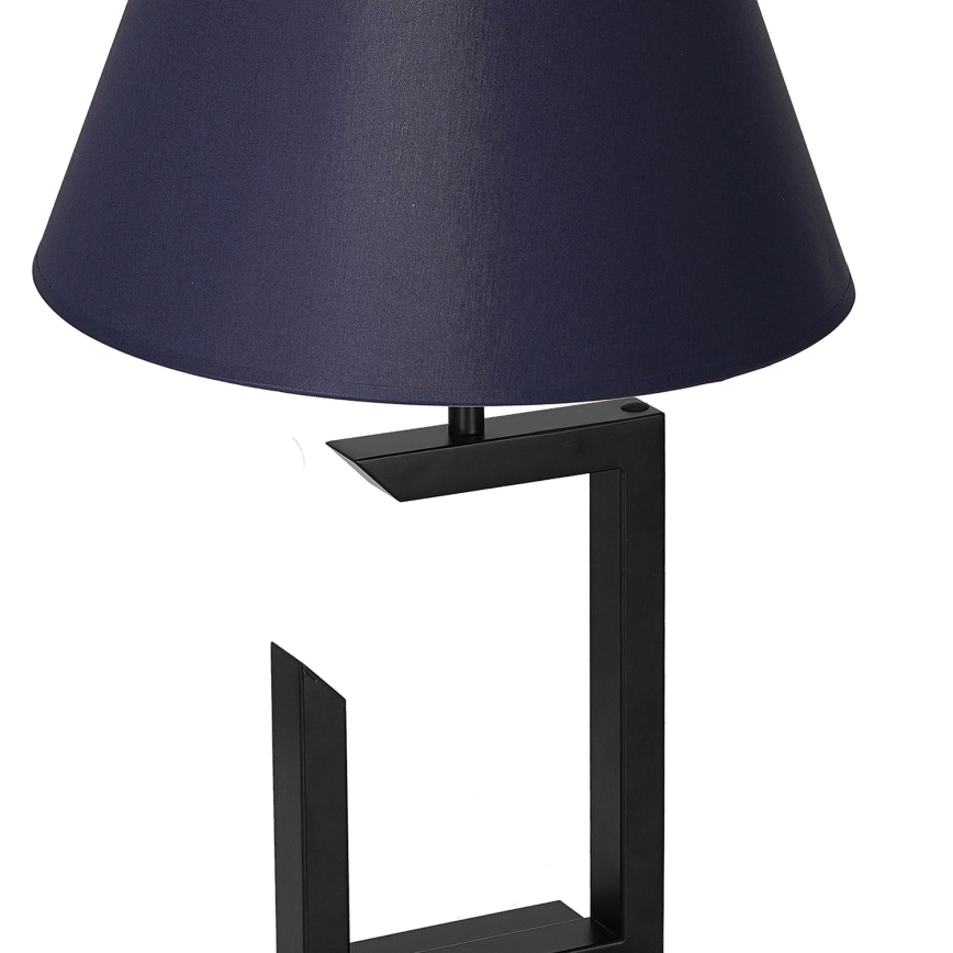 Bordlampe 1xE27/60W/230V 45 cm blå/guldfarvet