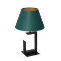 Bordlampe 1xE27/60W/230V 45 cm grøn/guldfarvet