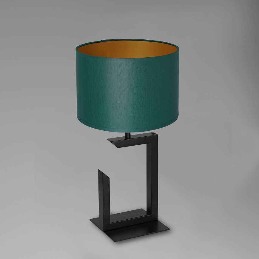 Bordlampe 1xE27/60W/230V 45 cm grøn/gylden