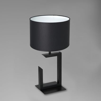Bordlampe 1xE27/60W/230V 45 cm sort/hvid