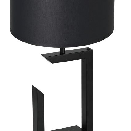 Bordlampe 1xE27/60W/230V 45 cm sort/hvid