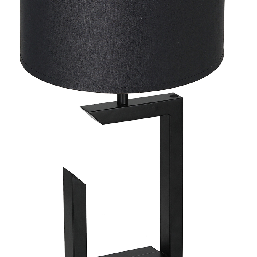 Bordlampe 1xE27/60W/230V 45 cm sort/hvid