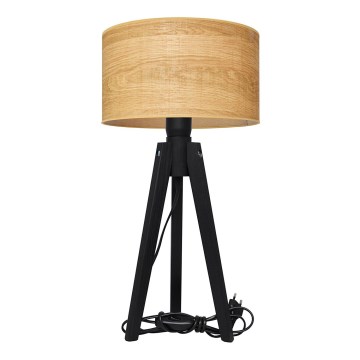 Bordlampe ALBA 1xE27/15W/230V brun/eg