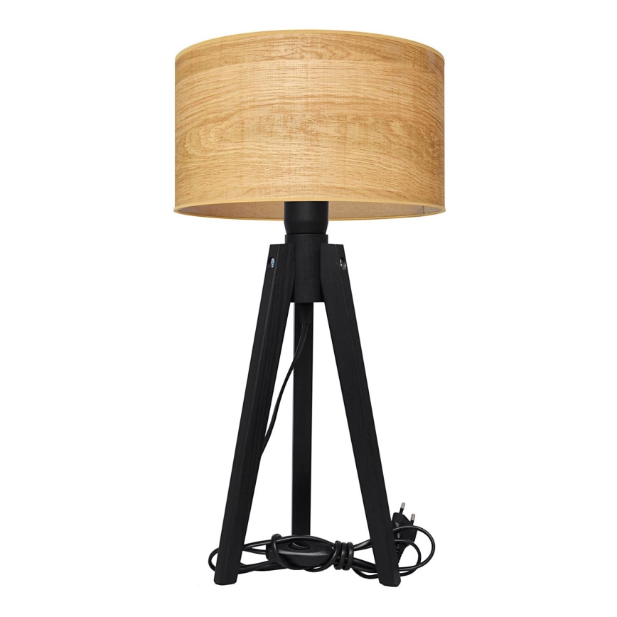 Bordlampe ALBA 1xE27/15W/230V brun/eg