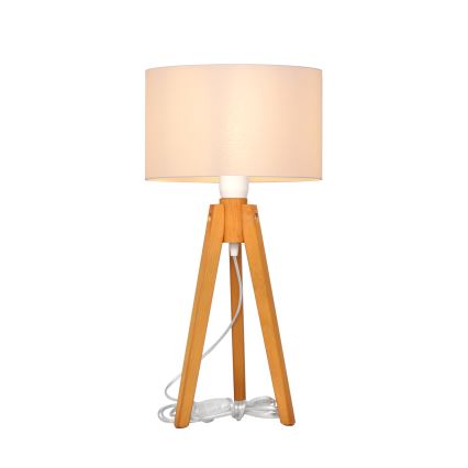 Bordlampe ALBA 1xE27/15W/230V hvid/eg