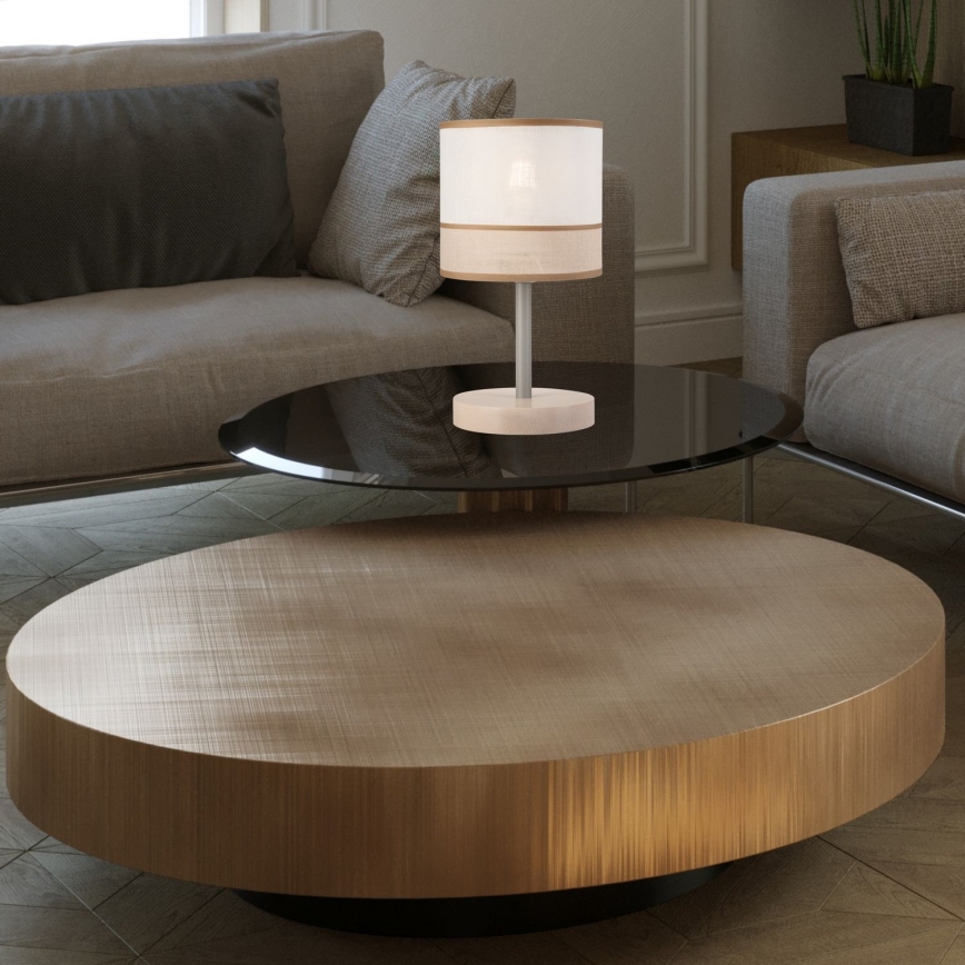 Bordlampe ANDREA 1xE27/60W/230V bøg