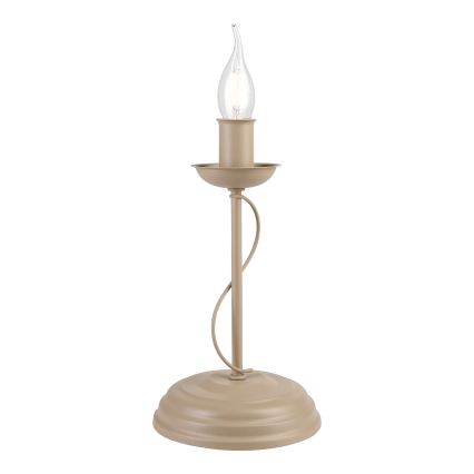 Bordlampe ANTON 1xE14/60W/230V beige