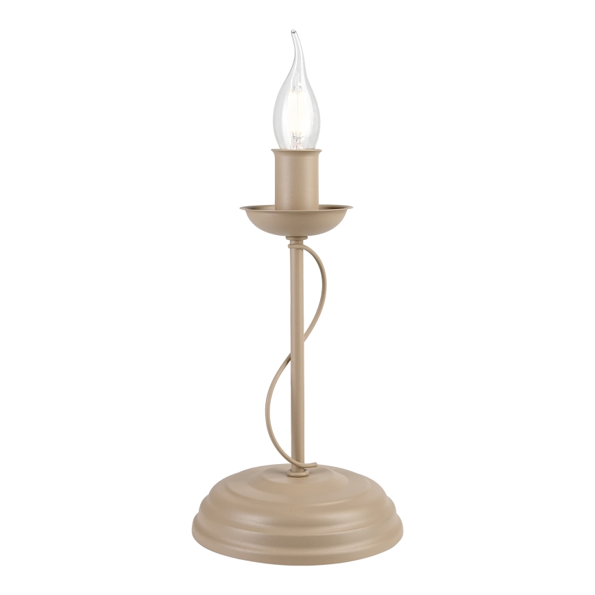 Bordlampe ANTON 1xE14/60W/230V beige