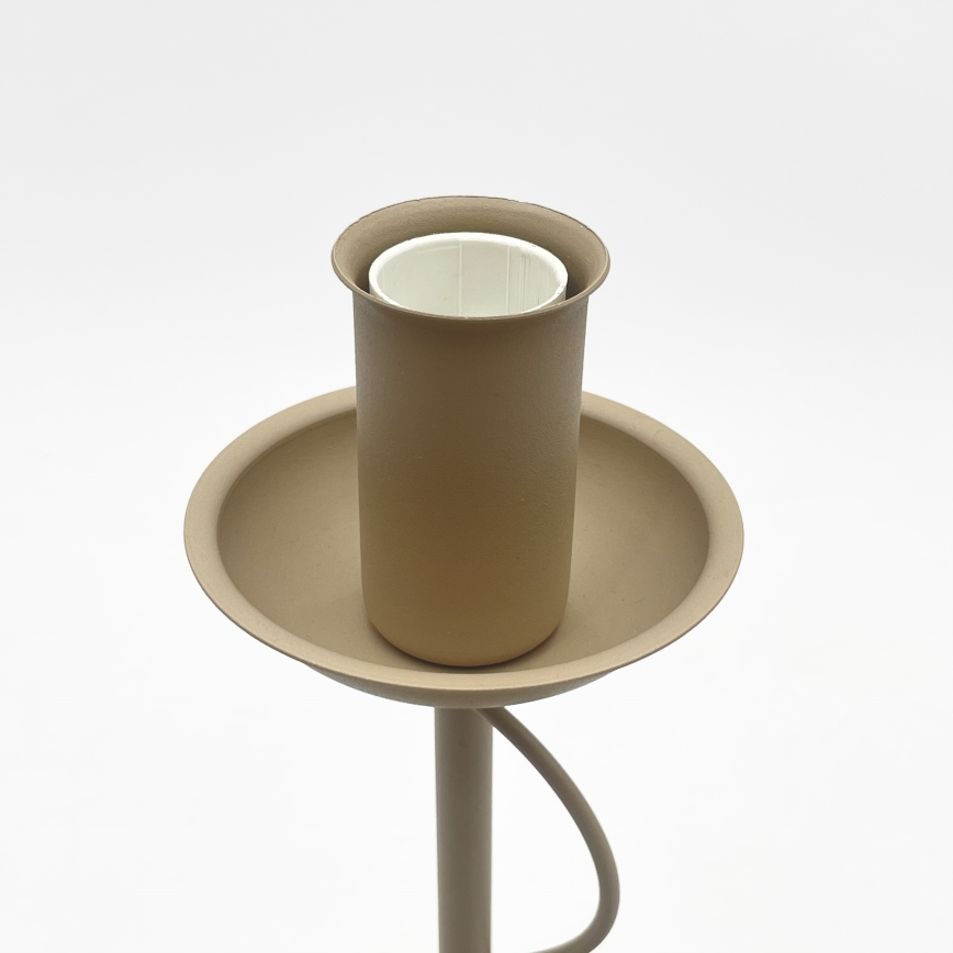 Bordlampe ANTON 1xE14/60W/230V beige