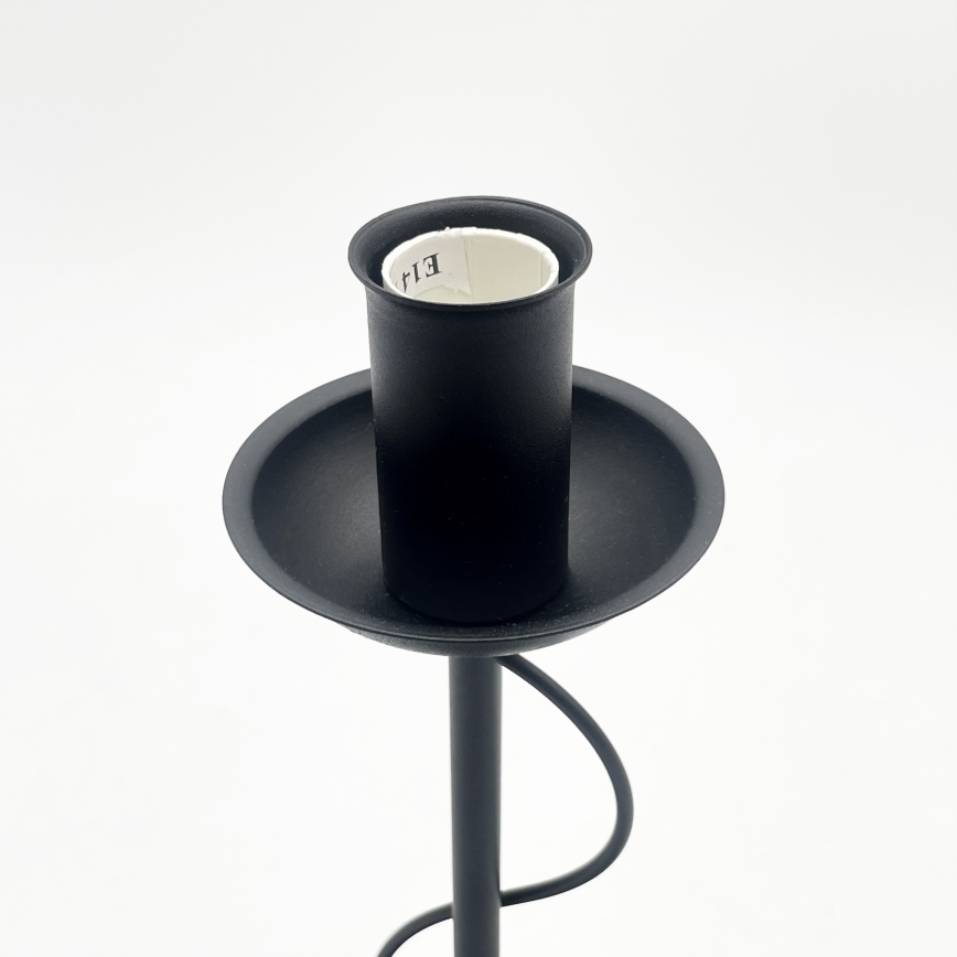 Bordlampe ANTON 1xE14/60W/230V sort