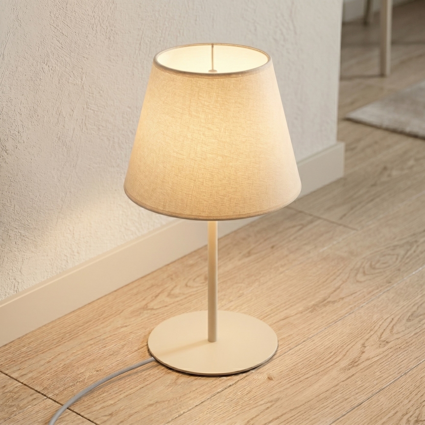 Bordlampe ARDEN 1xE27/15W/230V beige