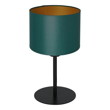 Bordlampe ARDEN 1xE27/60W/230V diameter 18 cm grøn/gylden