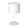Bordlampe ARDEN 1xE27/60W/230V diameter 18 cm hvid