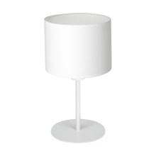 Bordlampe ARDEN 1xE27/60W/230V diameter 18 cm hvid